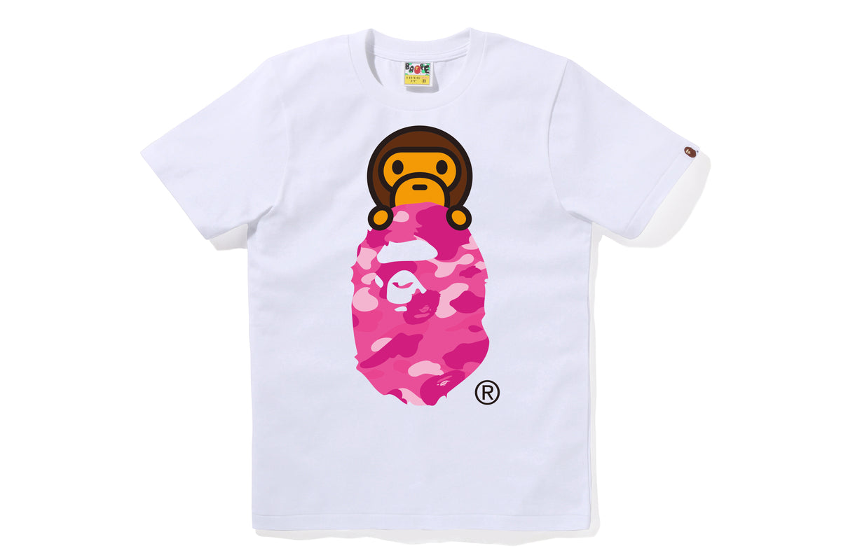 COLOR CAMO MILO ON APE HEAD TEE LADIES