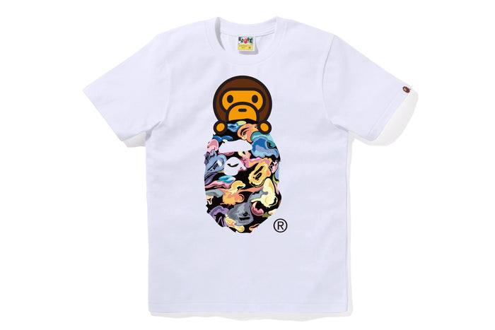 ART CAMO MILO ON APE HEAD TEE LADIES