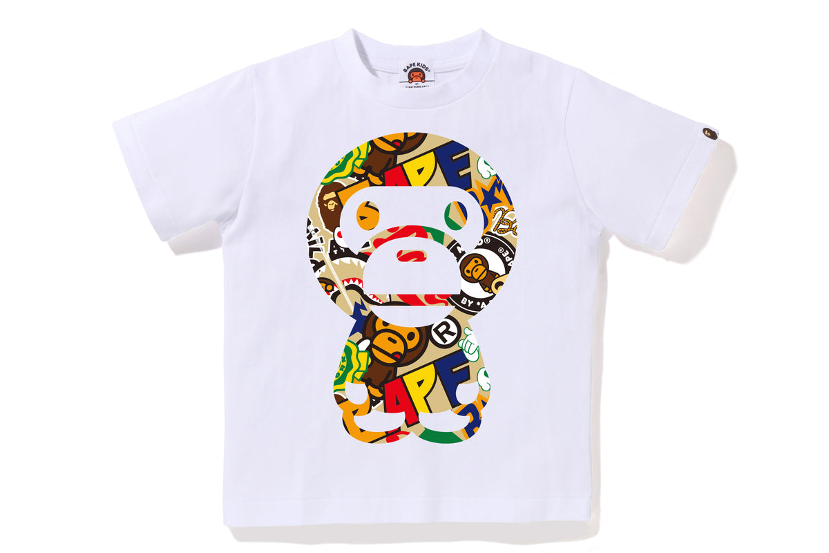 BAPE MILO ASSORTED BIG BABY MILO TEE KIDS Eu bape bape-milo-assorted-big-baby-milo-tee-kids-eu-bape