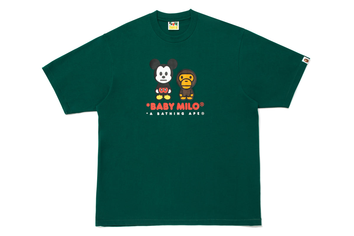 BAPE X DISNEY MICKEY MOUSE BABY MILO RELAXED FIT TEE