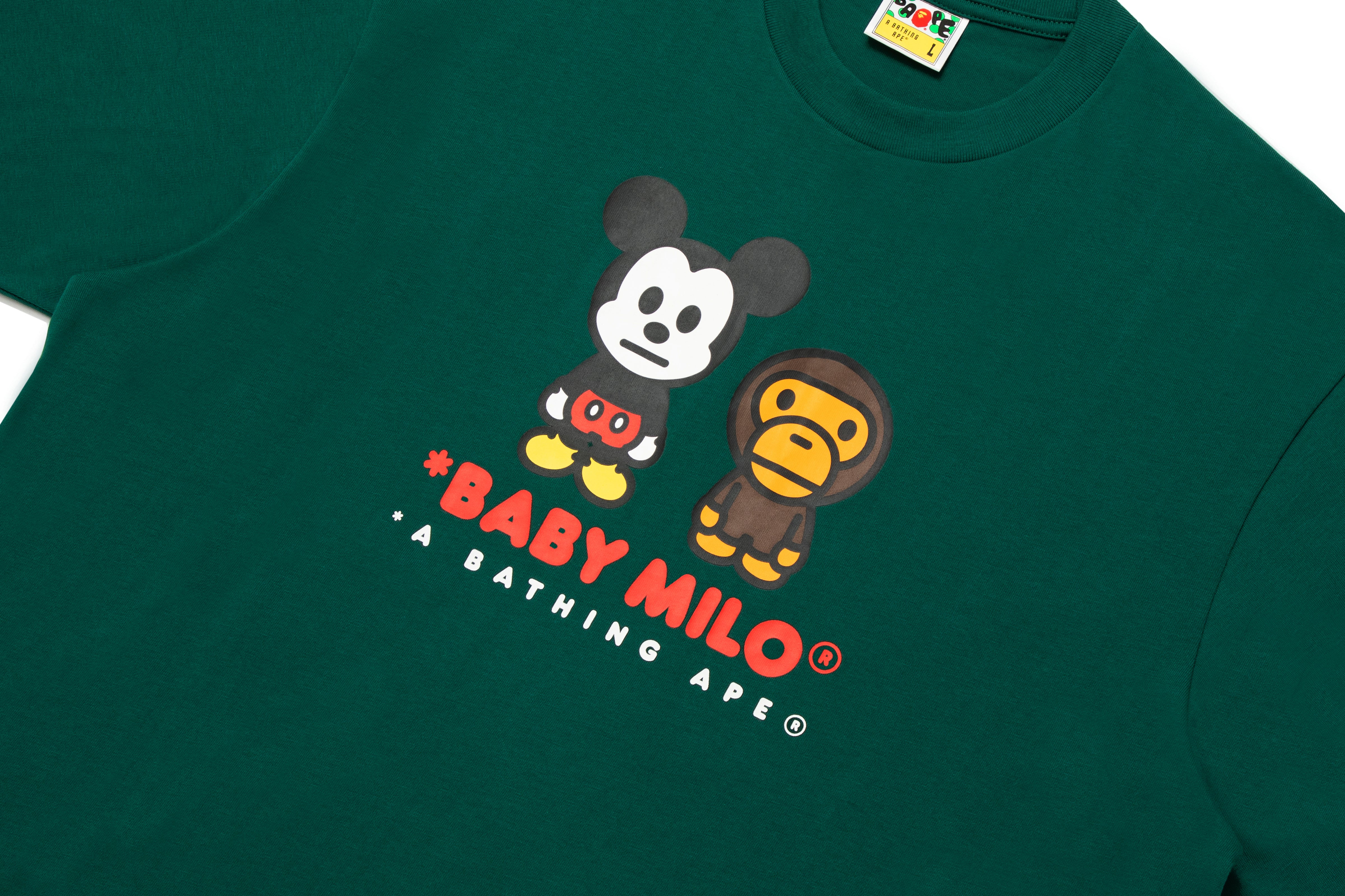 BAPE X DISNEY MICKEY MOUSE BABY MILO RELAXED FIT TEE – eu.bape.com
