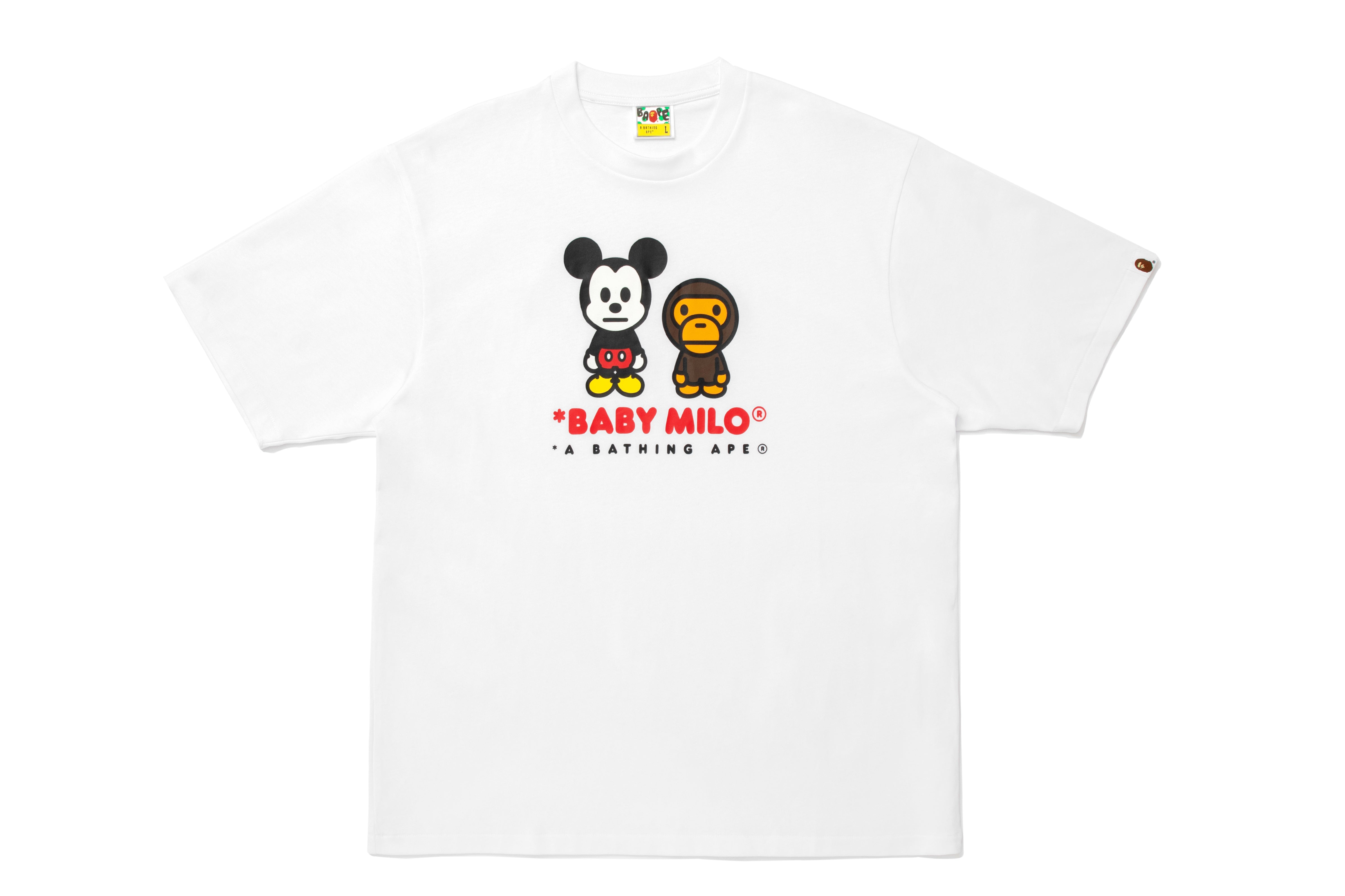 BAPE X DISNEY MICKEY MOUSE BABY MILO RELAXED FIT TEE – eu.bape.com