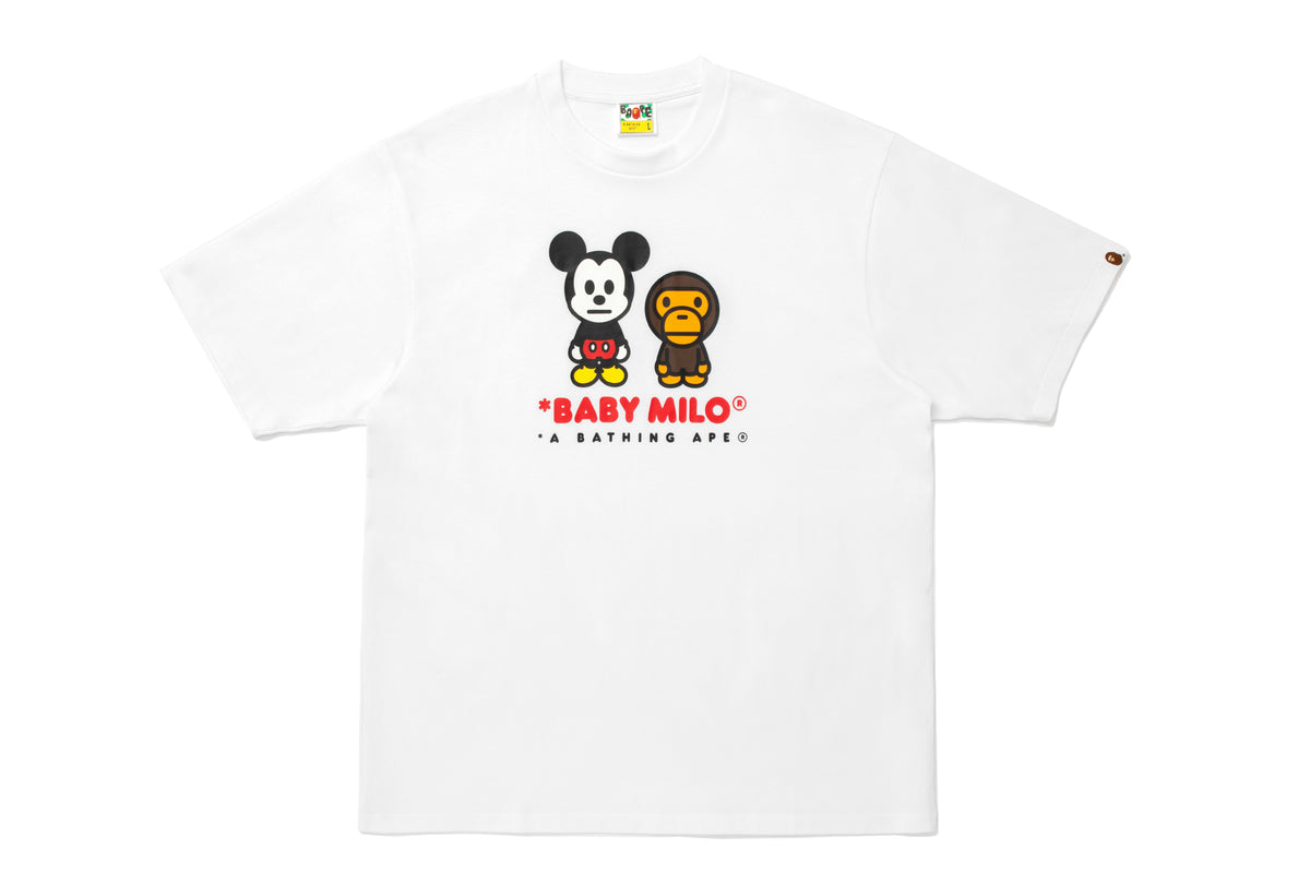 BAPE X DISNEY MICKEY MOUSE BABY MILO RELAXED FIT TEE