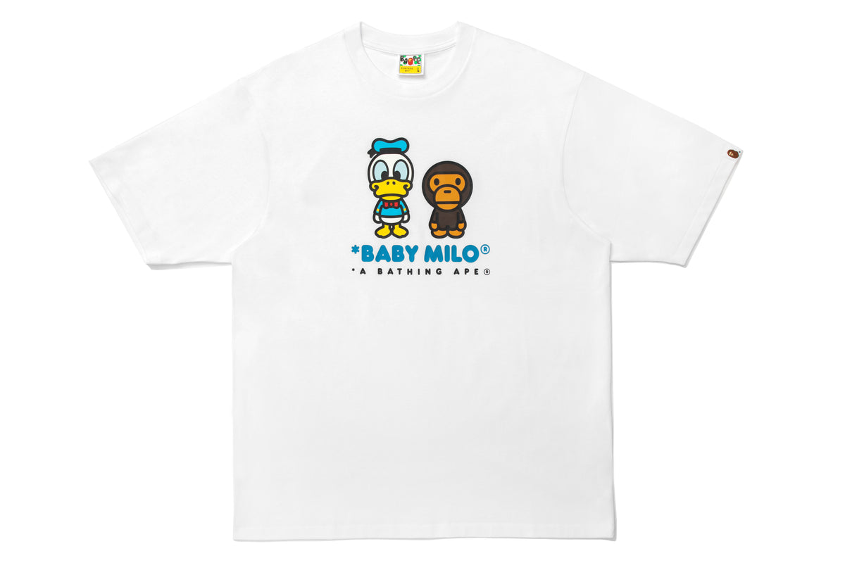 BAPE X DISNEY DONALD DUCK BABY MILO RELAXED FIT TEE