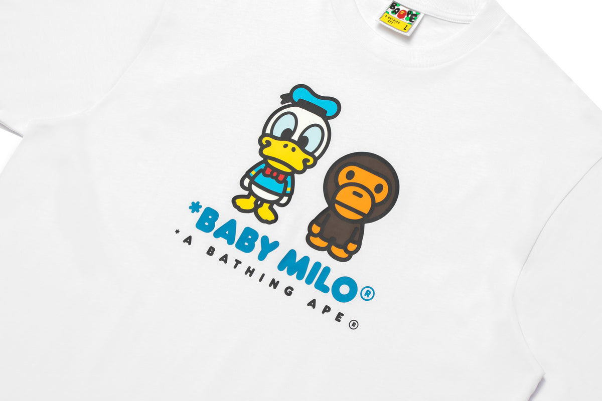 BAPE X DISNEY DONALD DUCK BABY MILO RELAXED FIT TEE