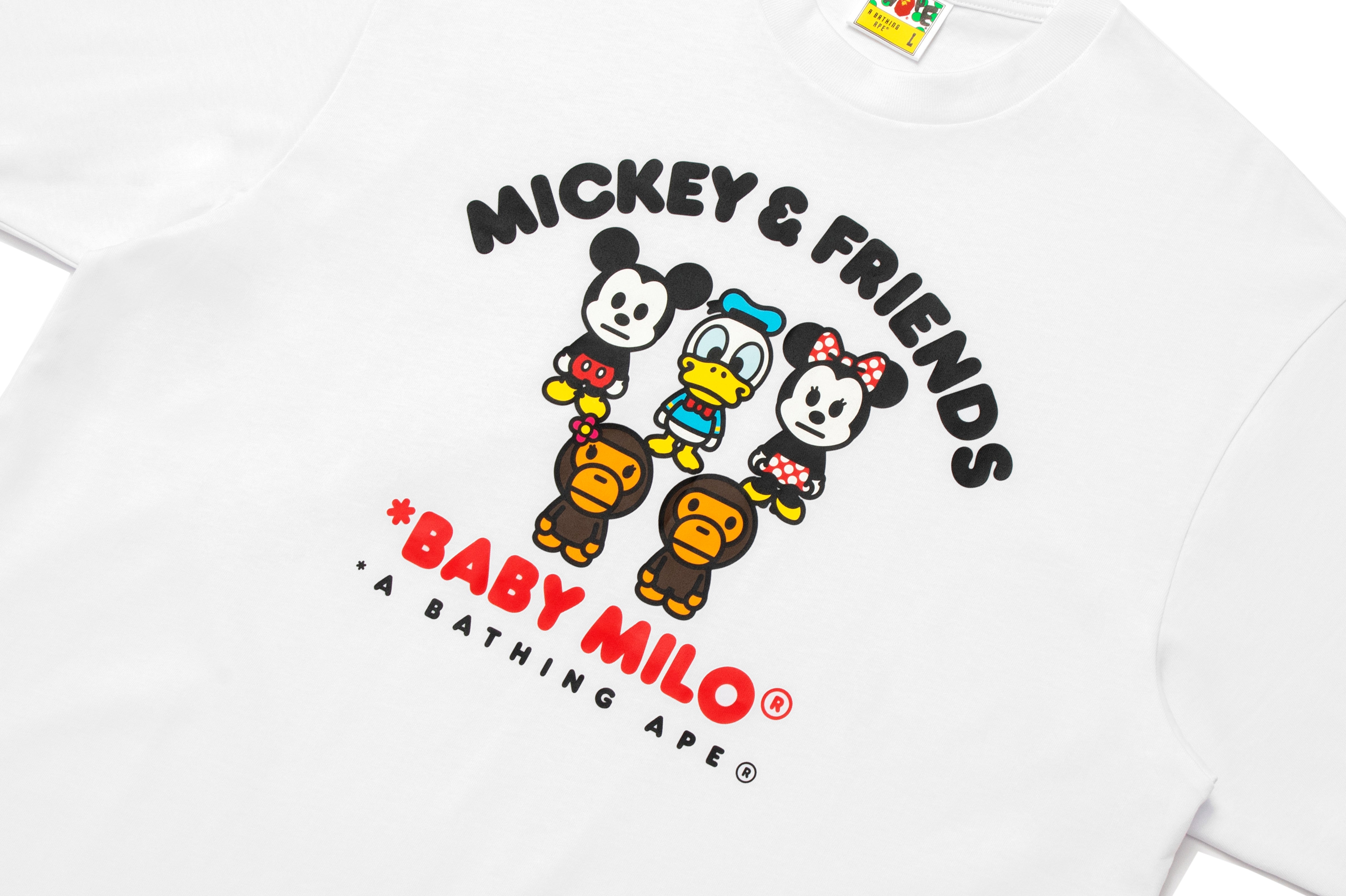 BAPE X DISNEY MICKEY & FRIENDS BABY MILO RELAXED FIT TEE – eu.bape.com