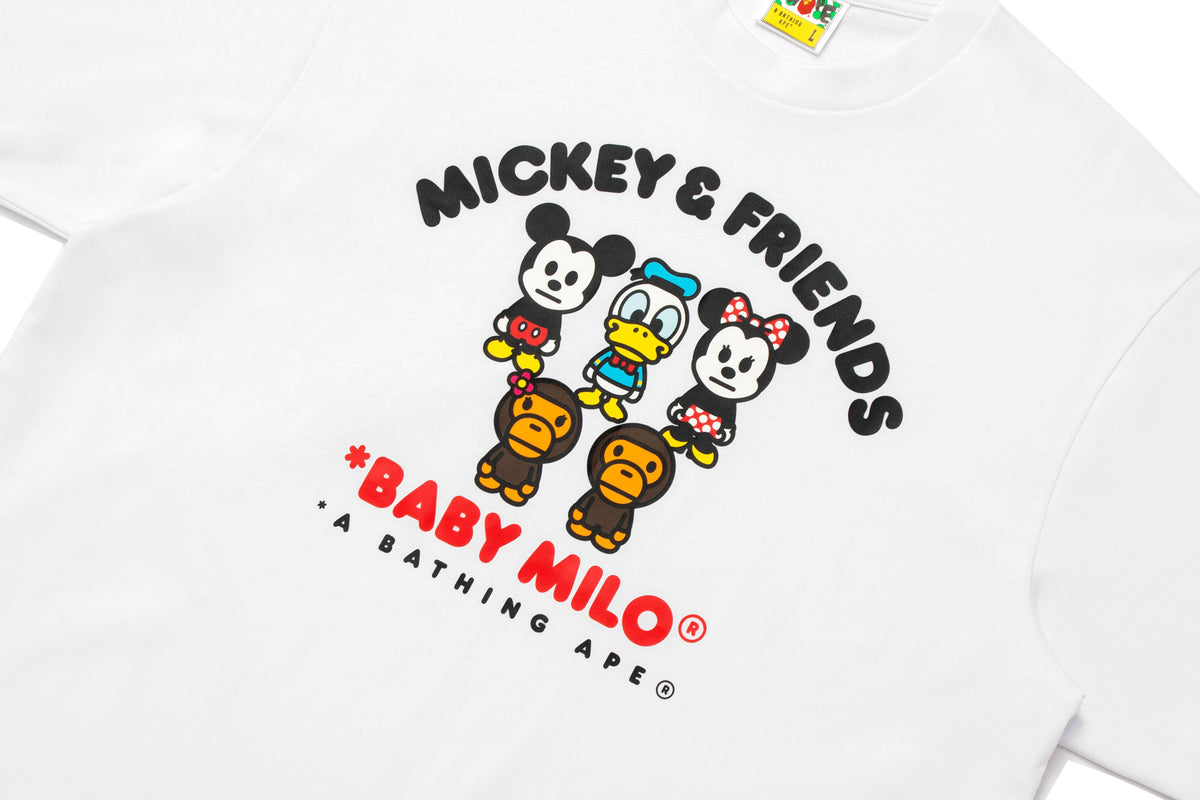 BAPE X DISNEY MICKEY & FRIENDS BABY MILO RELAXED FIT TEE
