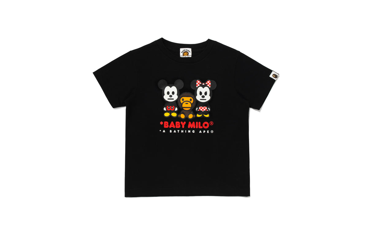 BAPE X DISNEY MICKEY & MINNIE MOUSE BABY MILO TEE KIDS