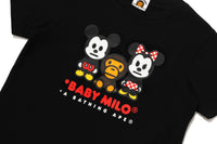 BAPE X DISNEY MICKEY & MINNIE MOUSE BABY MILO TEE KIDS