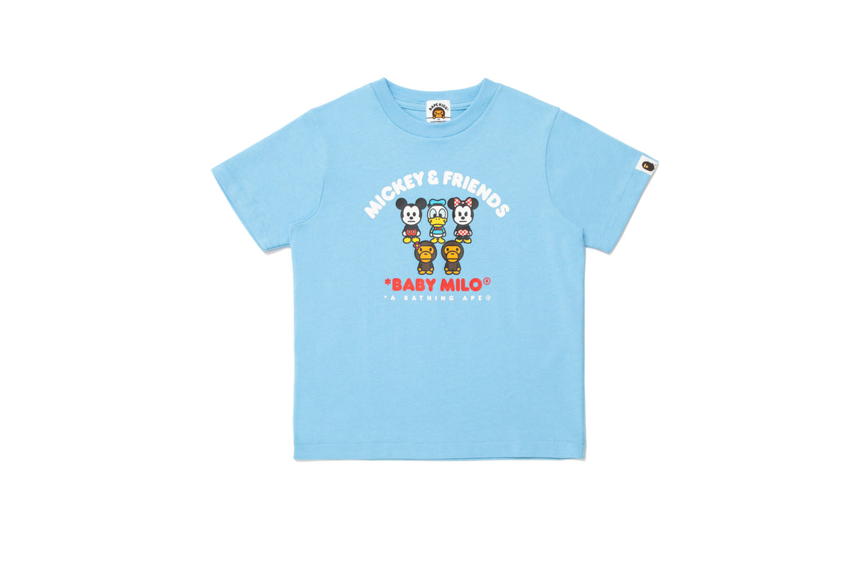 BAPE X DISNEY MICKEY & FRIENDS BABY MILO TEE KIDS