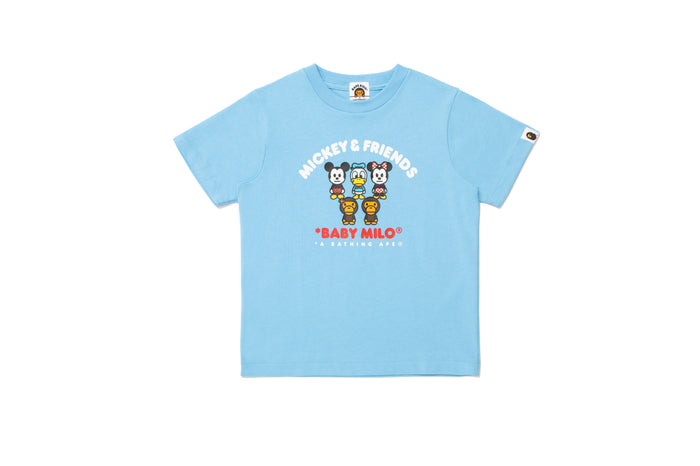 BAPE X DISNEY MICKEY & FRIENDS BABY MILO TEE KIDS