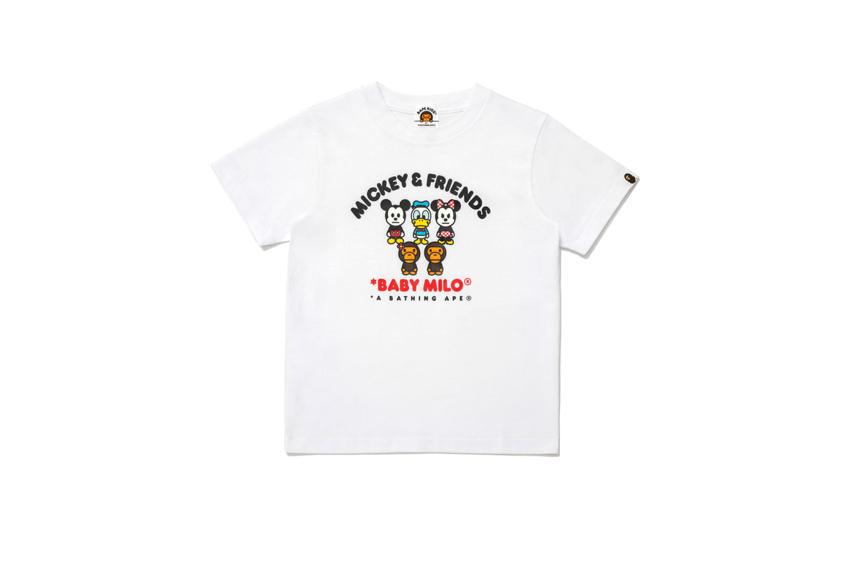 BAPE X DISNEY MICKEY & FRIENDS BABY MILO TEE KIDS