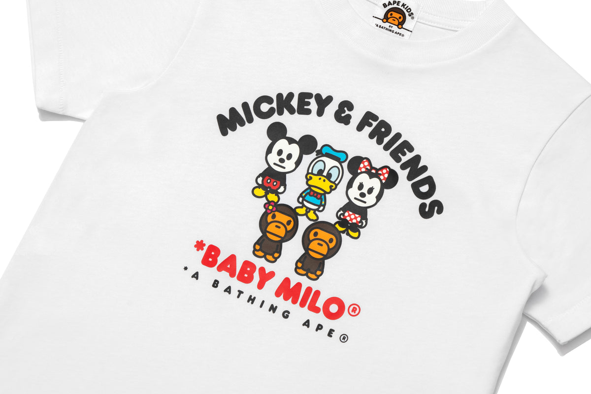 BAPE X DISNEY MICKEY & FRIENDS BABY MILO TEE KIDS