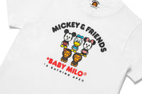 BAPE X DISNEY MICKEY & FRIENDS BABY MILO TEE KIDS