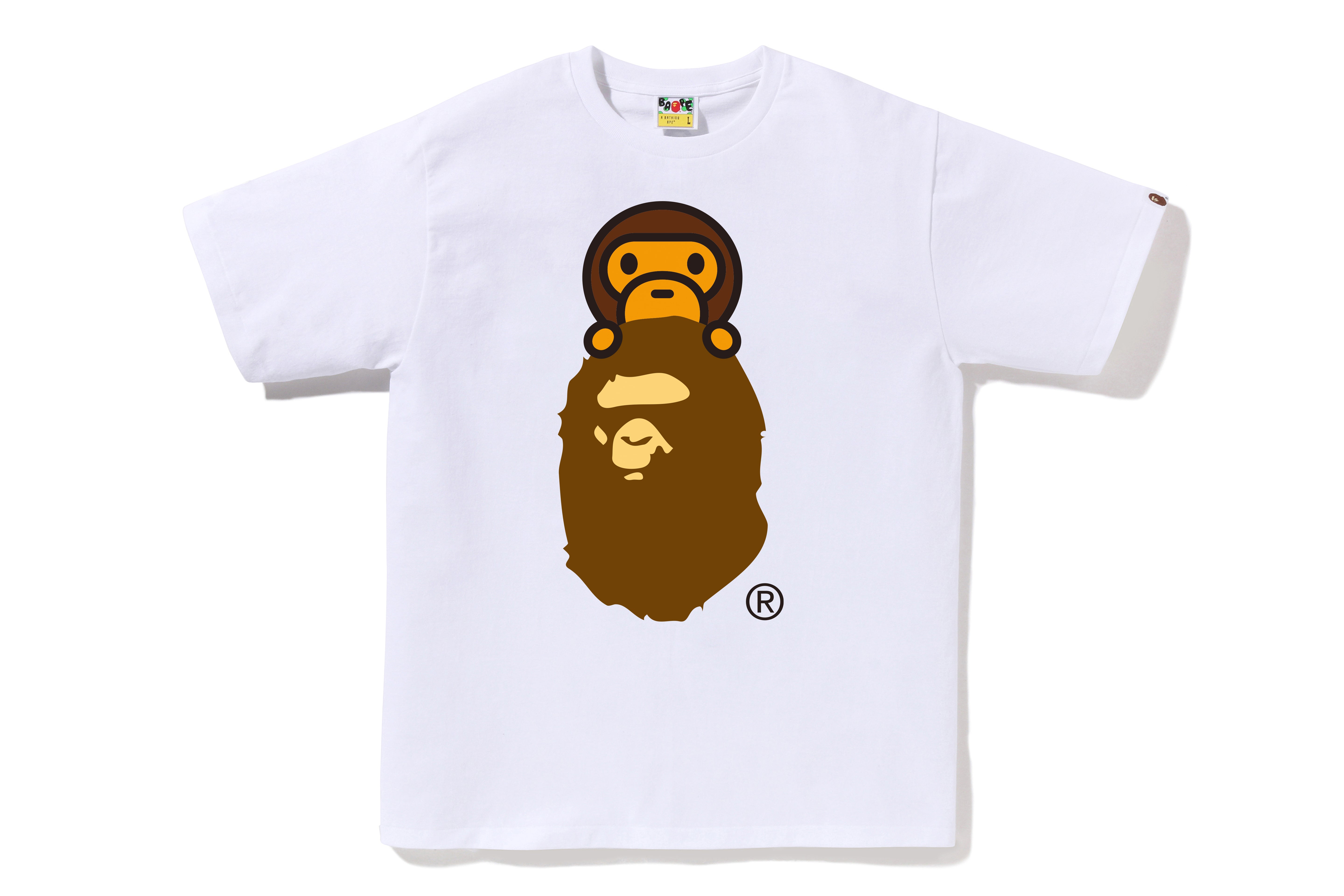 MILO ON APE HEAD TEE – eu.bape.com
