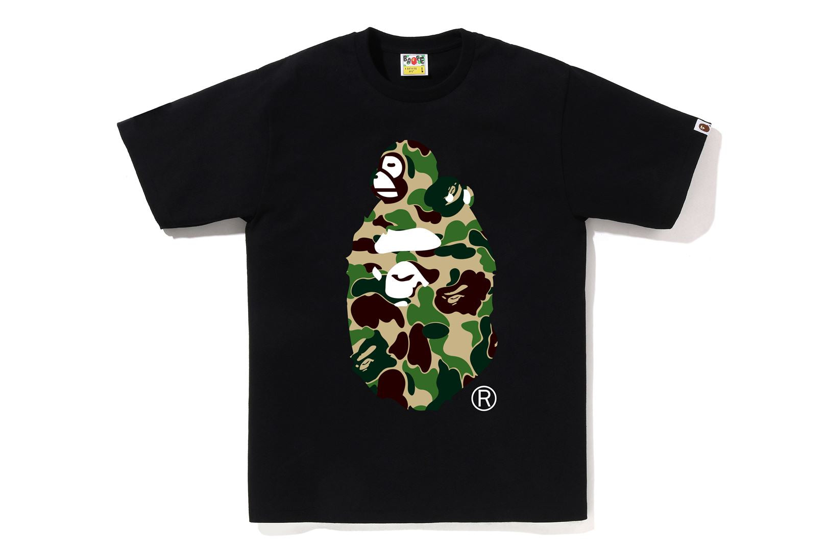 ABC CAMO MILO ON BIG APE TEE – eu.bape.com