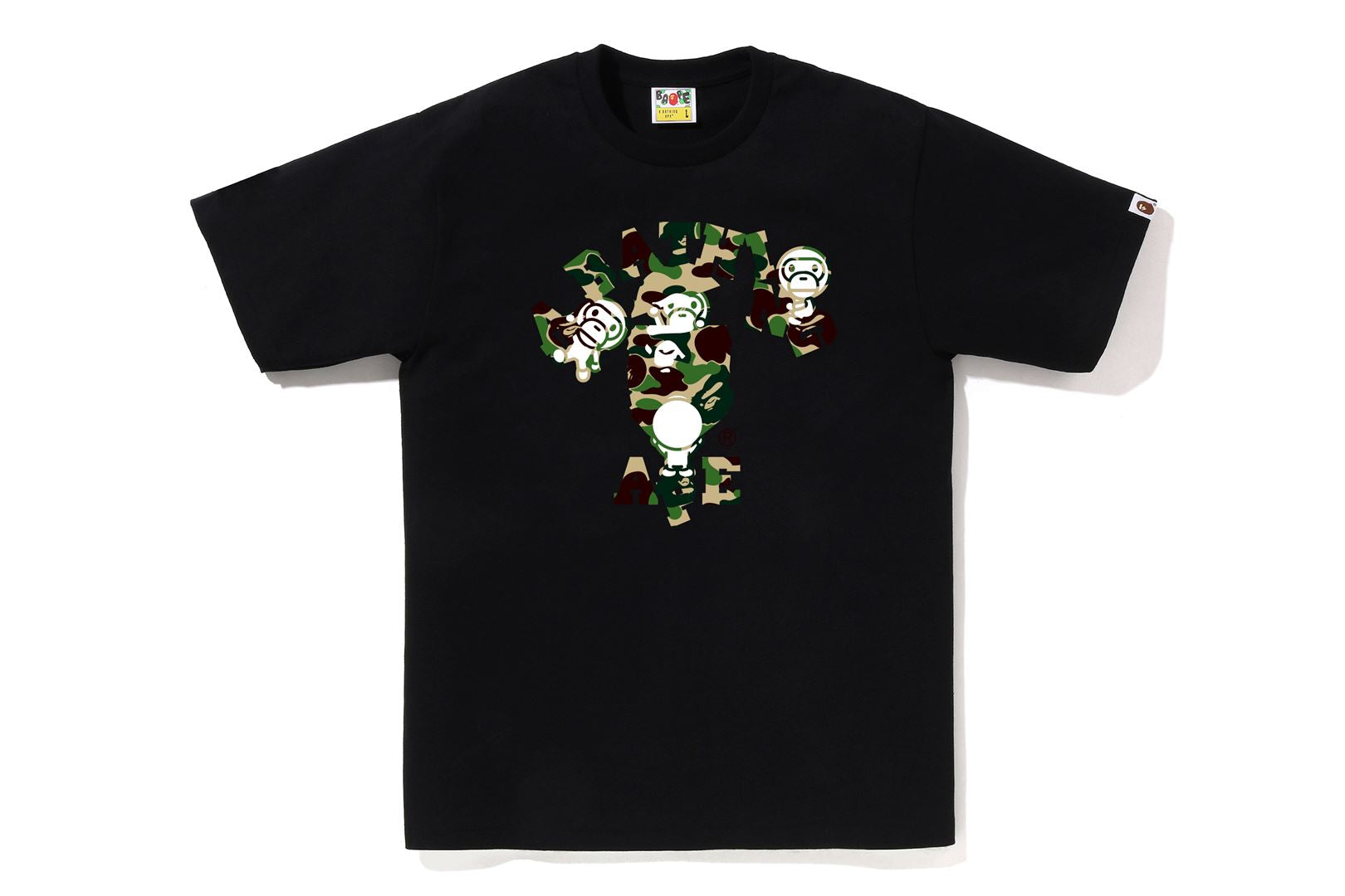 ABC CAMO COLLEGE MILO TEE – eu.bape.com