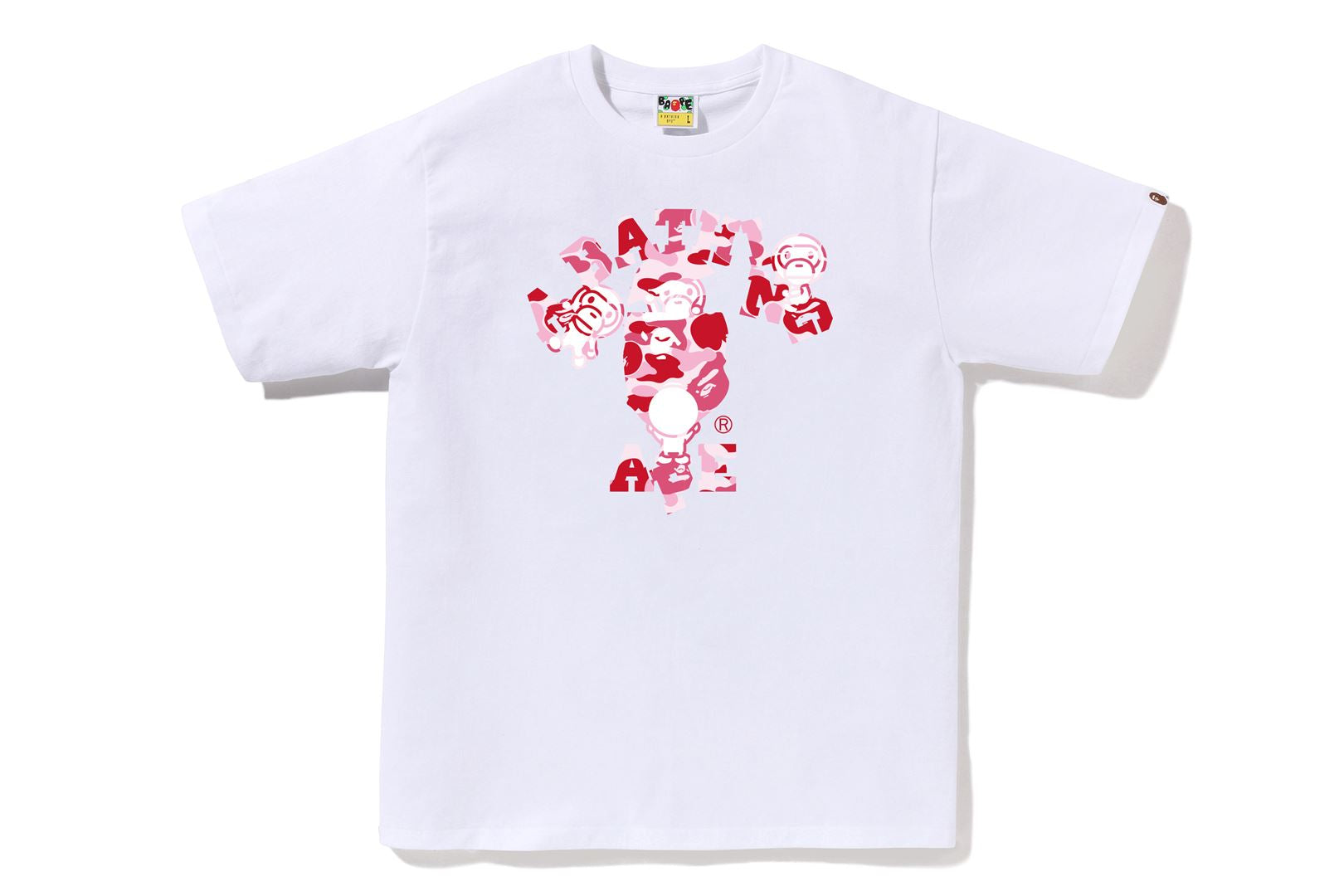 ABC CAMO COLLEGE MILO TEE – eu.bape.com