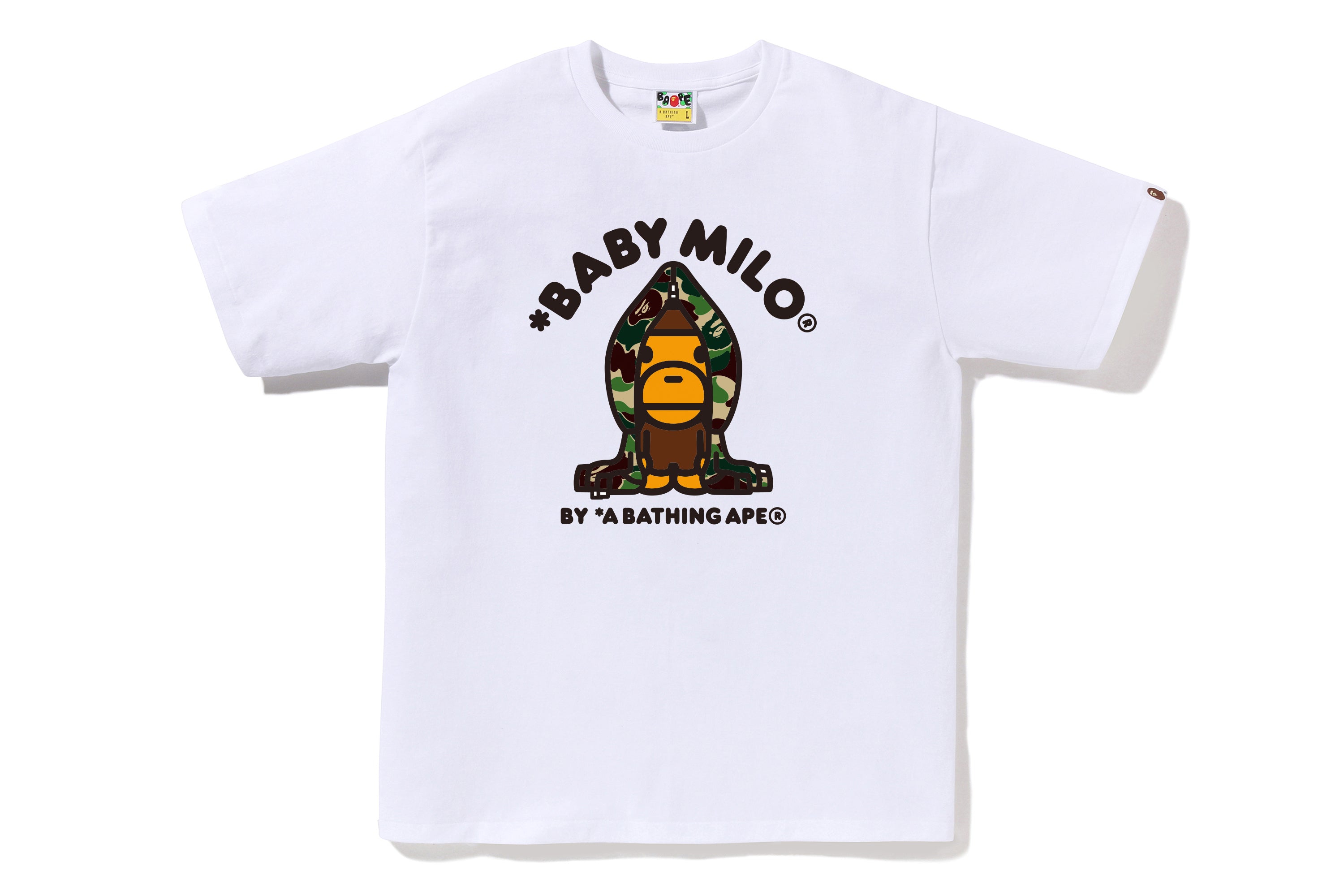 ABC CAMO MILO HOODIE TEE – eu.bape.com