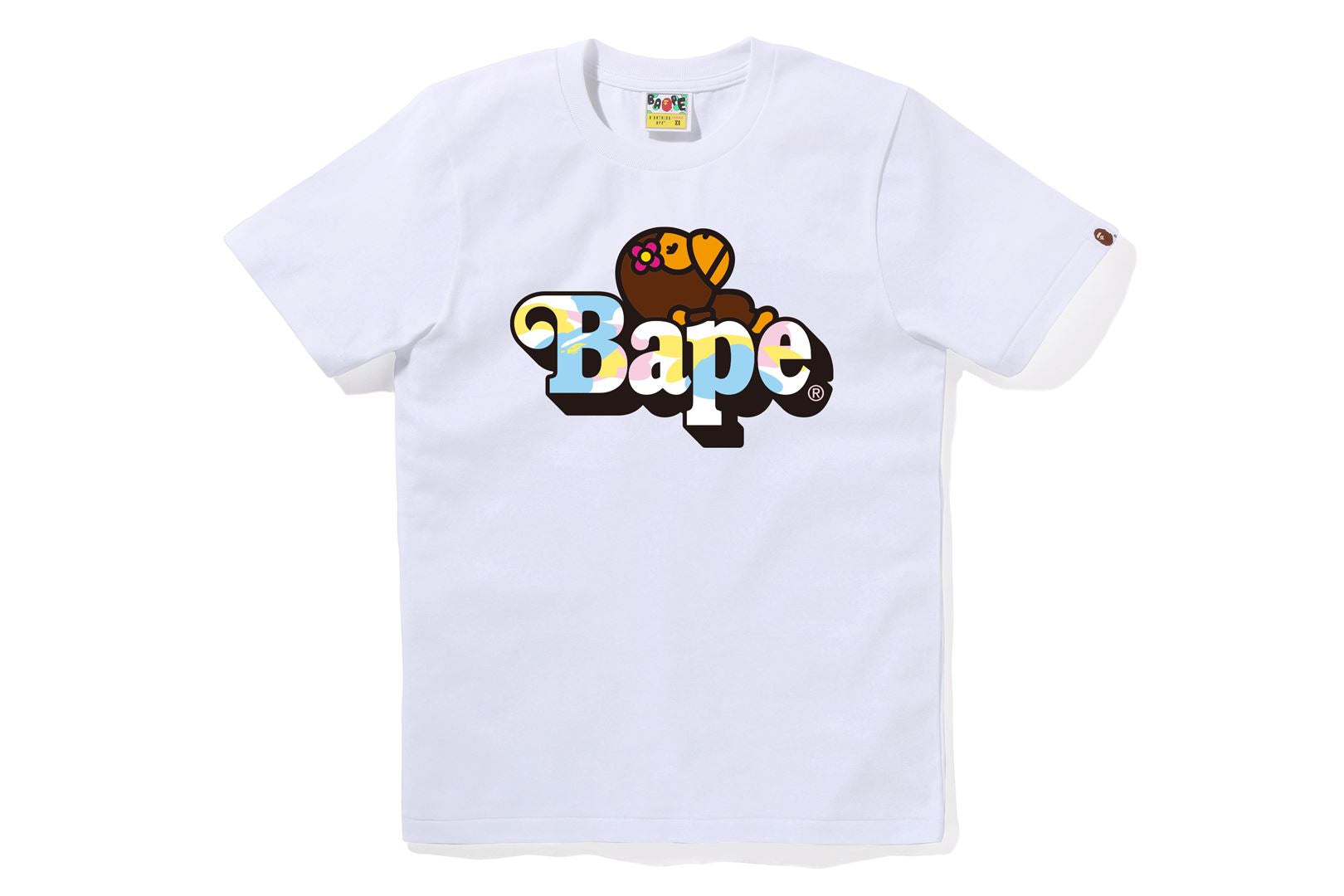 NEW MULTI CAMO BABY LISA ON BAPE TEE LADIES – eu.bape.com