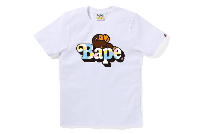 NEW MULTI CAMO BABY LISA ON BAPE TEE LADIES