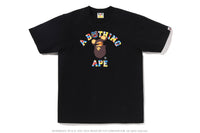 BAPE X MEDICOM TOY 30TH ANNIV. COLLEGE MILO TEE