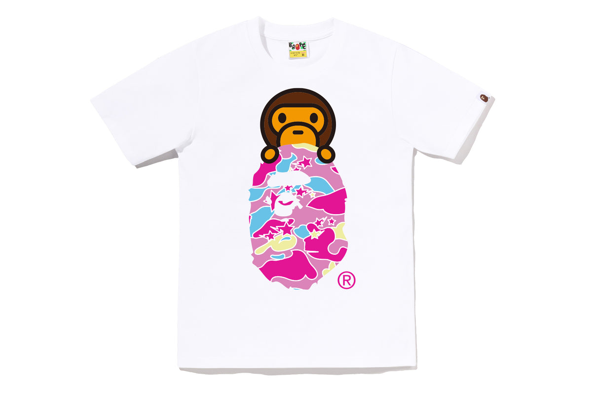 STA CAMO MILO ON APE HEAD TEE LADIES