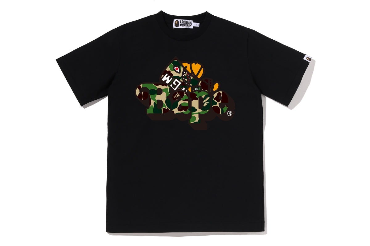 ABC CAMO SHARK MILO ON BAPE TEE JUNIOR