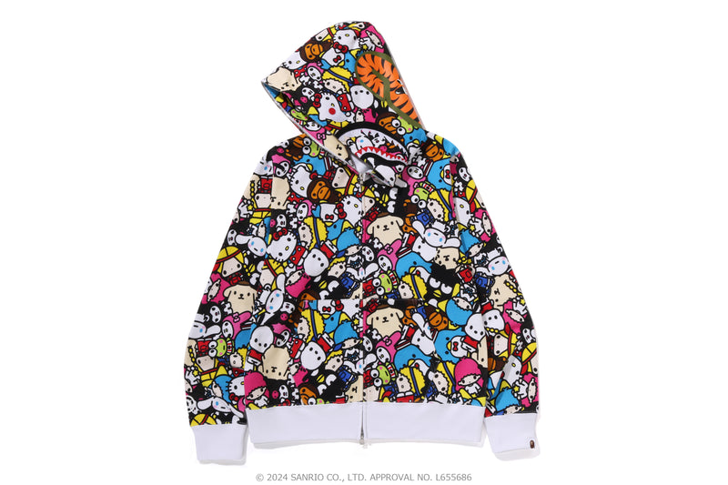 BABY MILO X SANRIO CHARACTERS - SHARK FULL ZIP HOODIE MENS