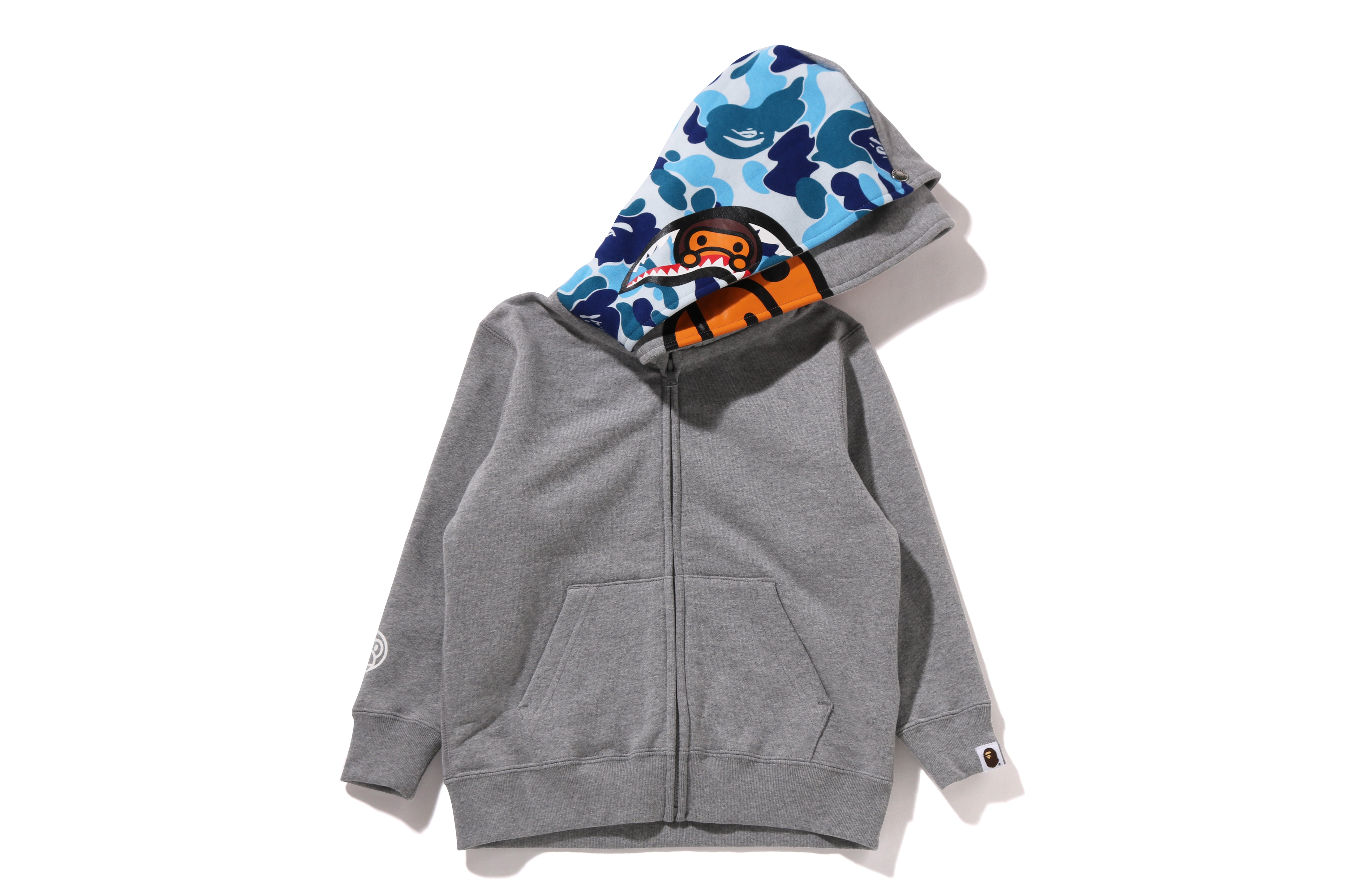 MILO SHARK ZIP DOUBLE HOODIE KIDS – eu.bape.com