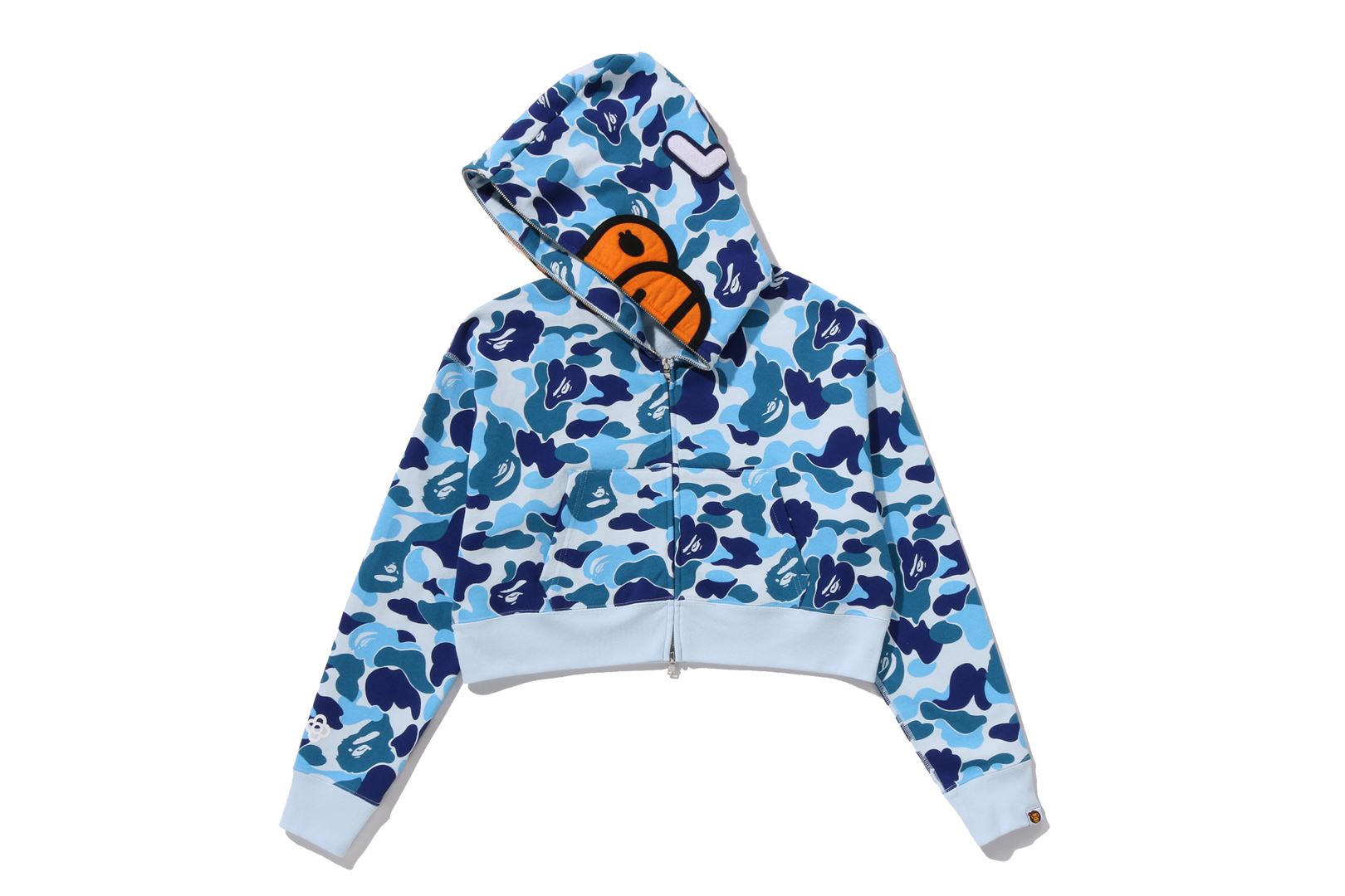 ABC CAMO BABY LISA CROPPED FULL ZIP HOODIE LADIES – eu.bape.com