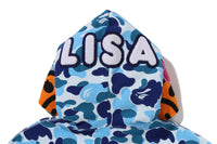 ABC CAMO BABY LISA CROPPED FULL ZIP HOODIE LADIES