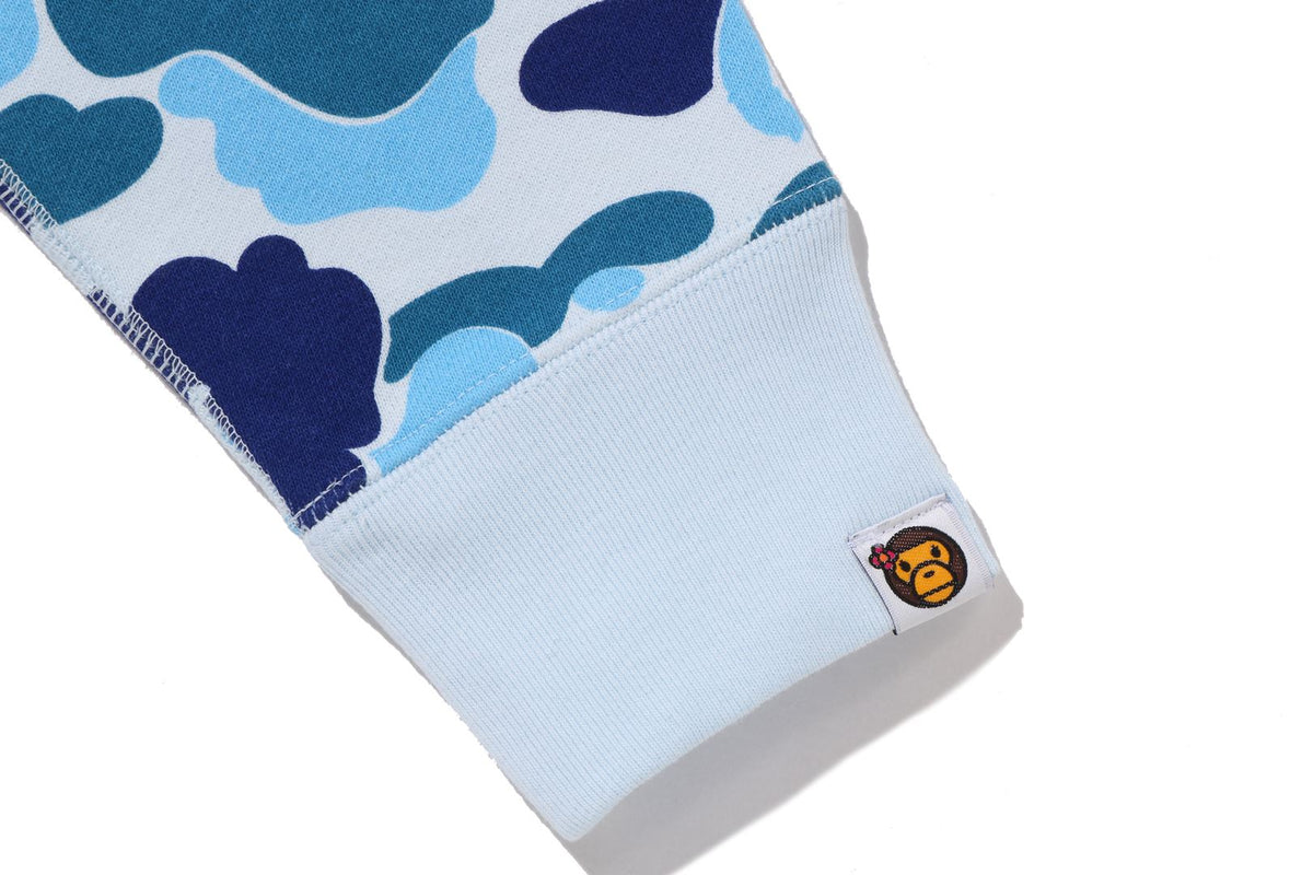 ABC CAMO BABY LISA CROPPED FULL ZIP HOODIE LADIES