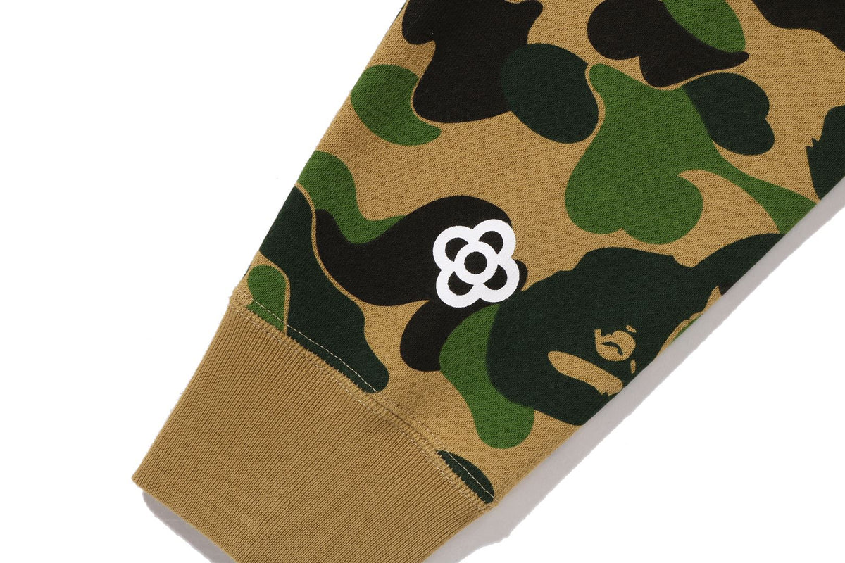 ABC CAMO BABY LISA CROPPED FULL ZIP HOODIE LADIES