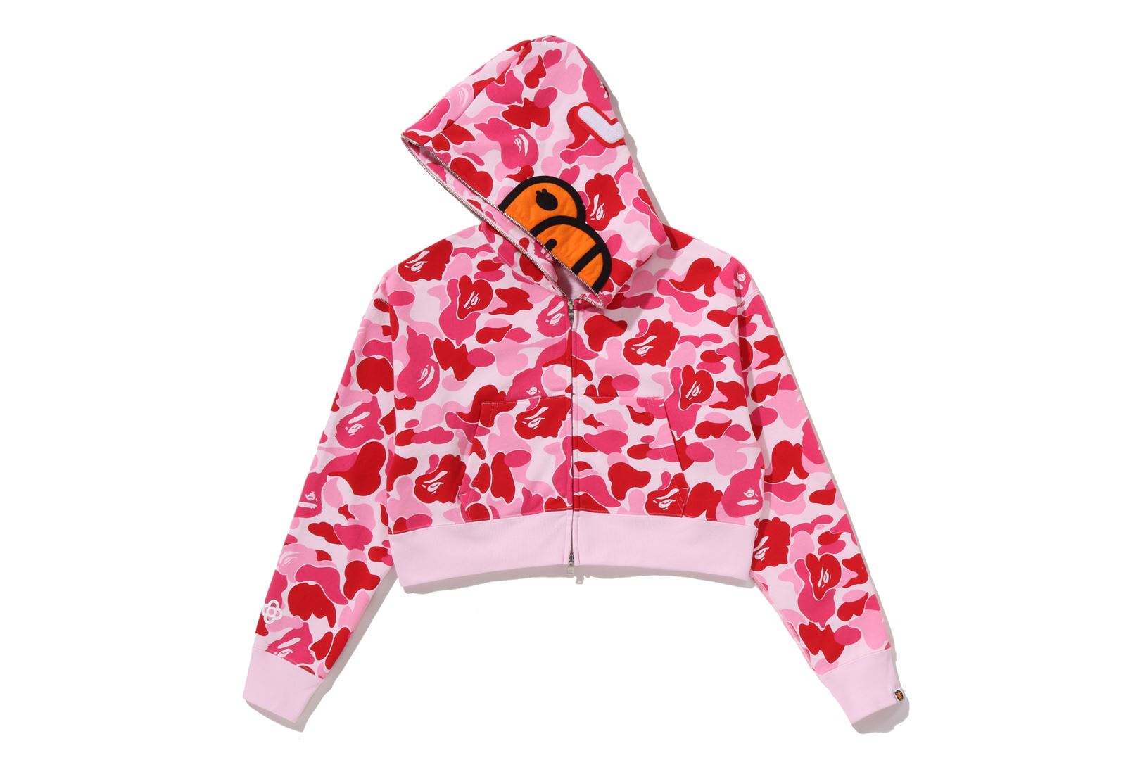 ABC CAMO BABY LISA CROPPED FULL ZIP HOODIE LADIES – eu.bape.com
