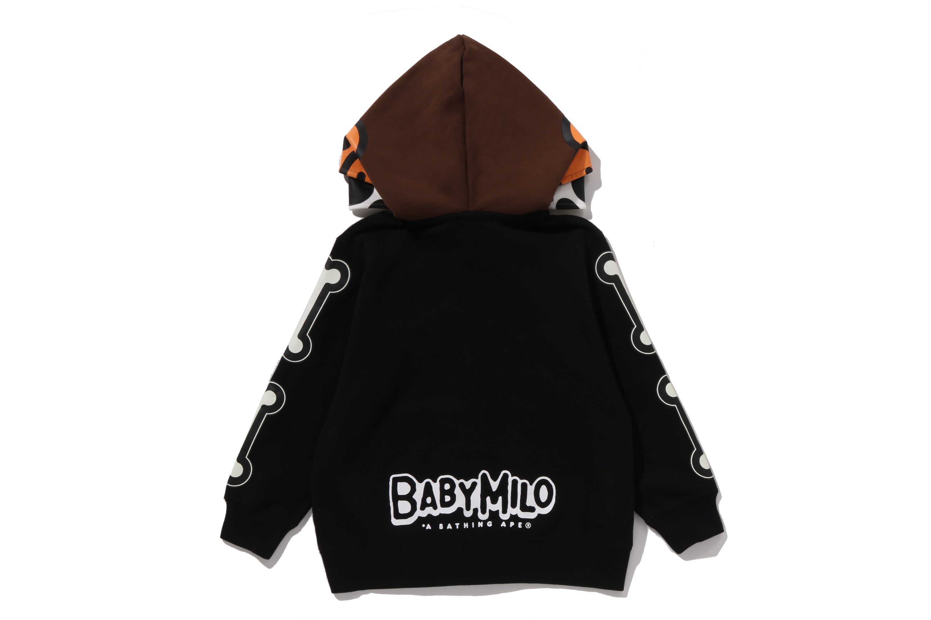 BABY MILO SKULL ZIP DOUBLE HOODIE KIDS – eu.bape.com