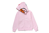 MILO SHARK FULL ZIP DOUBLE HOODIE LADIES