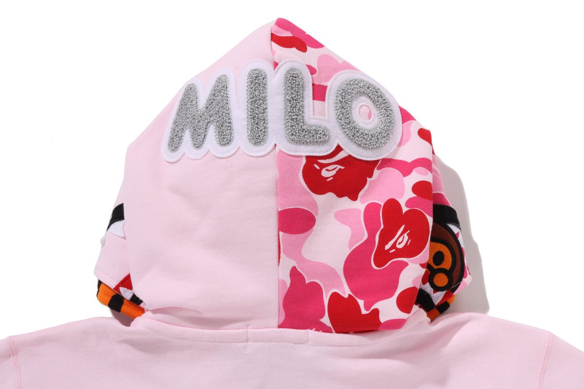 MILO SHARK FULL ZIP DOUBLE HOODIE LADIES