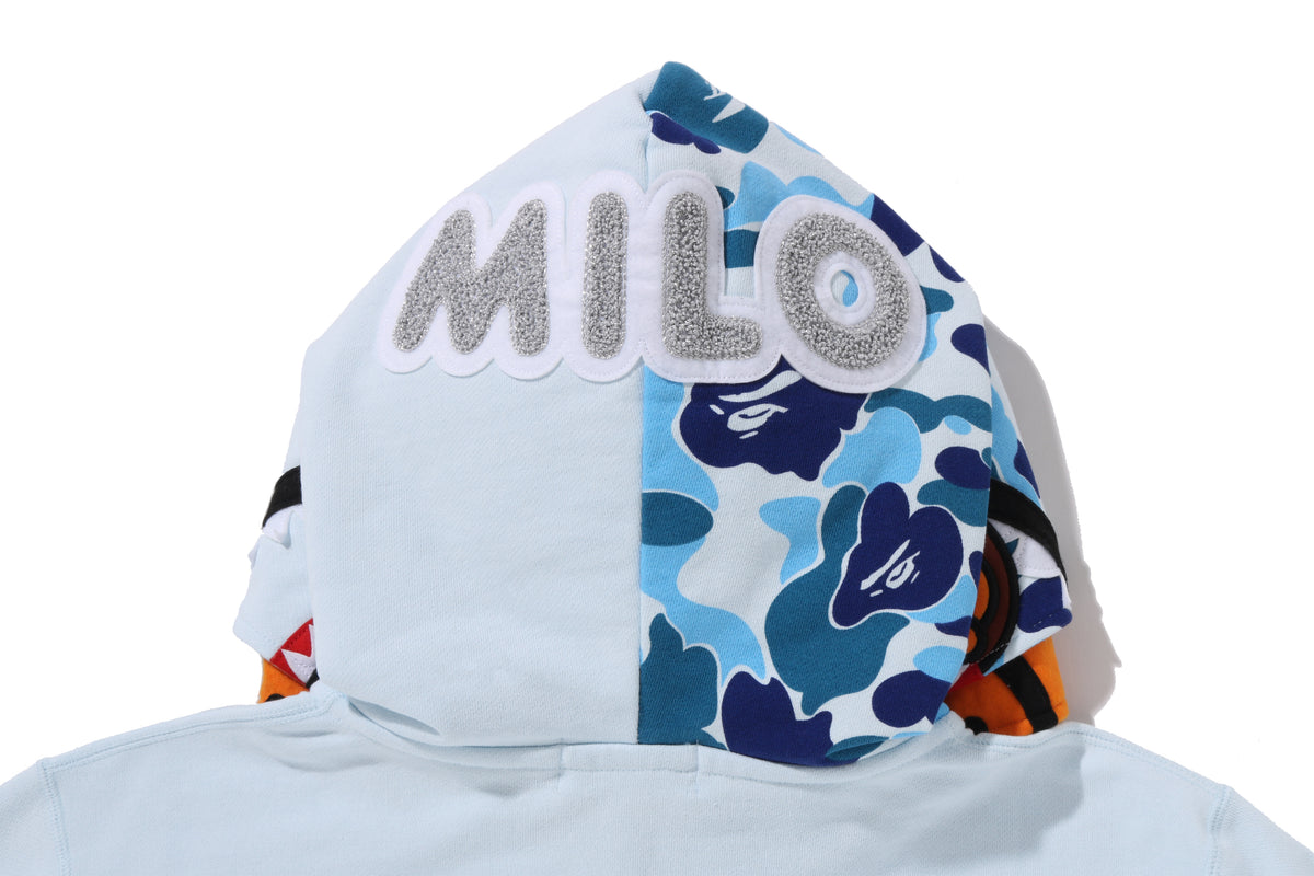 MILO SHARK FULL ZIP DOUBLE HOODIE LADIES