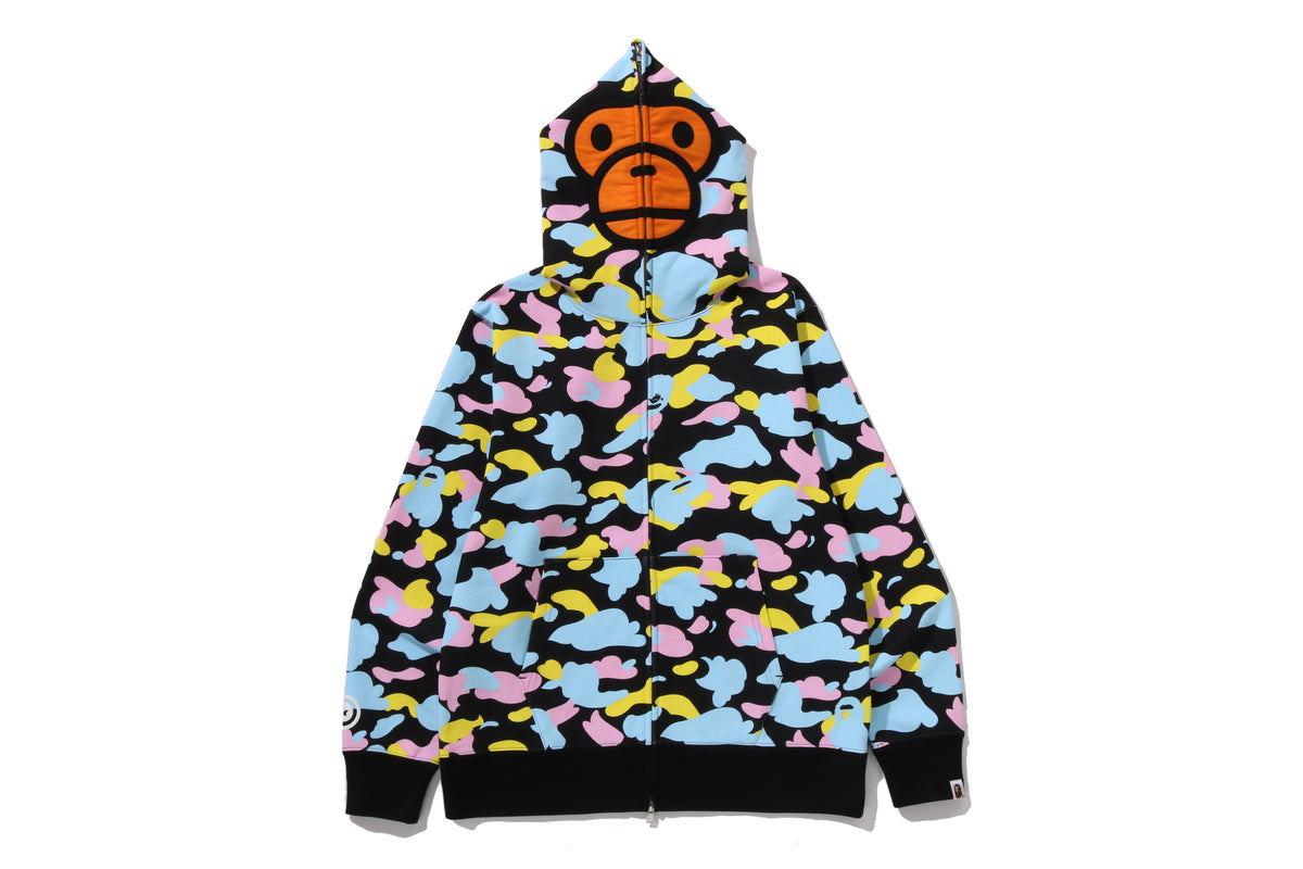 NEW MULTI CAMO BABY MILO REGULAR FIT FULL ZIP HOODIE