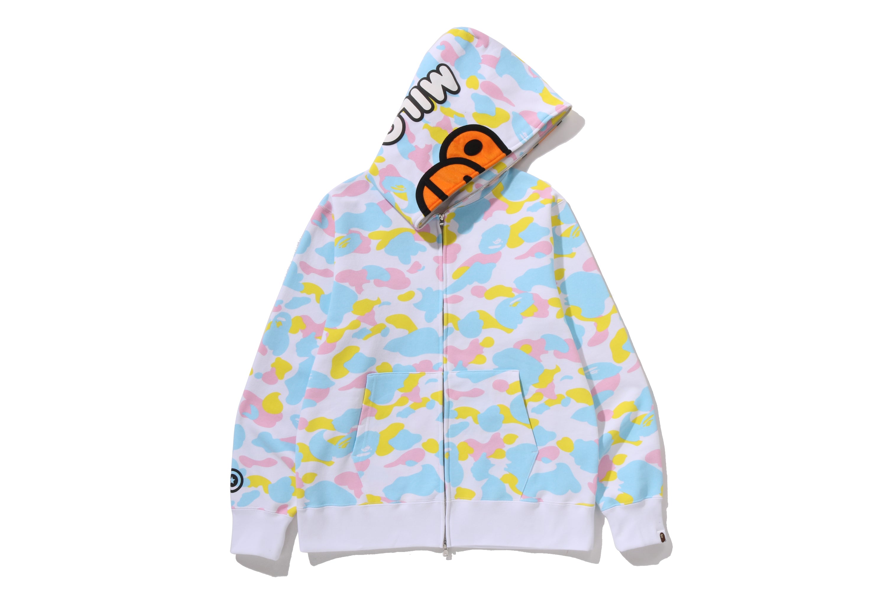 NEW MULTI CAMO BABY MILO REGULAR FIT FULL ZIP HOODIE – eu.bape.com