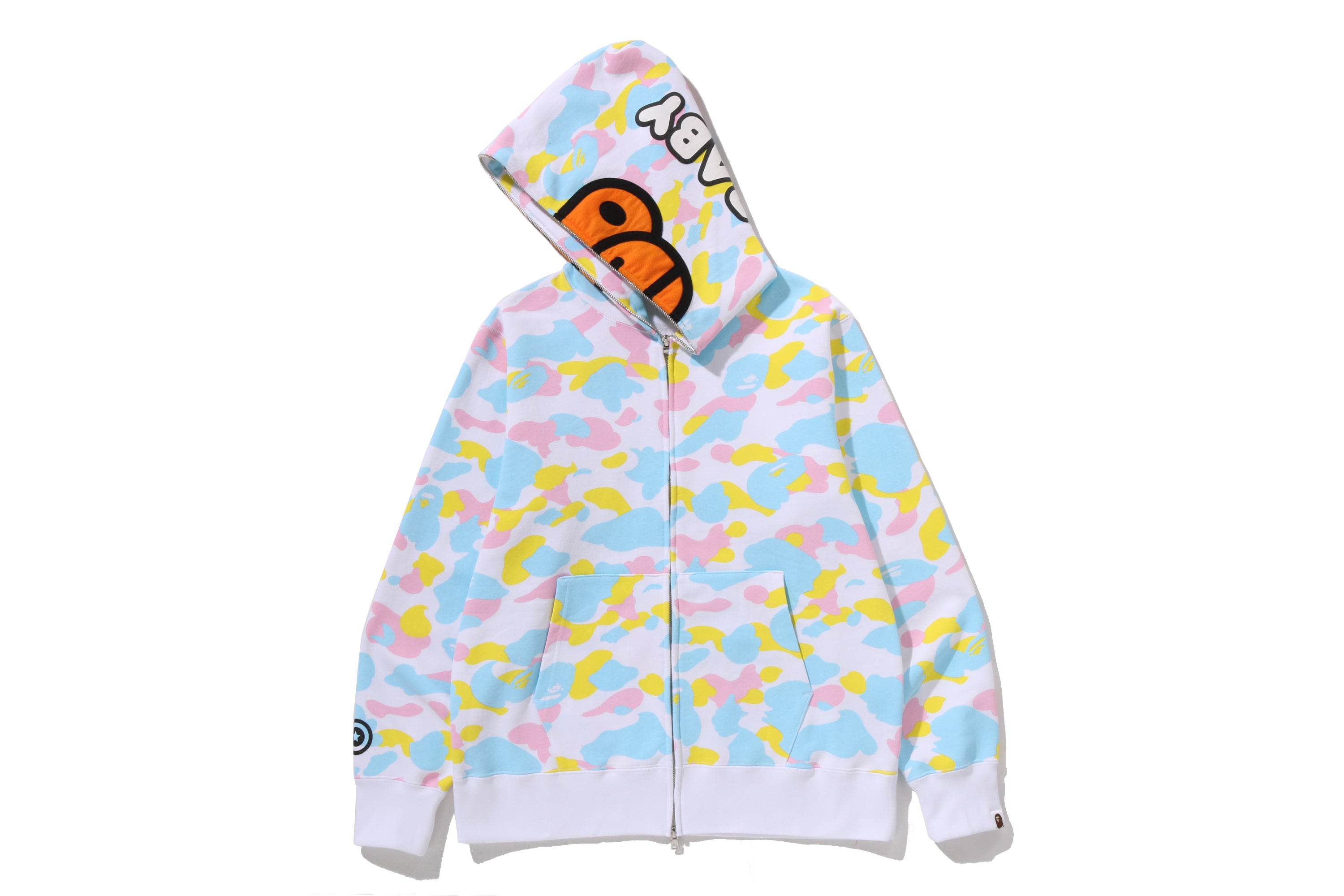 NEW MULTI CAMO BABY MILO REGULAR FIT FULL ZIP HOODIE – eu.bape.com