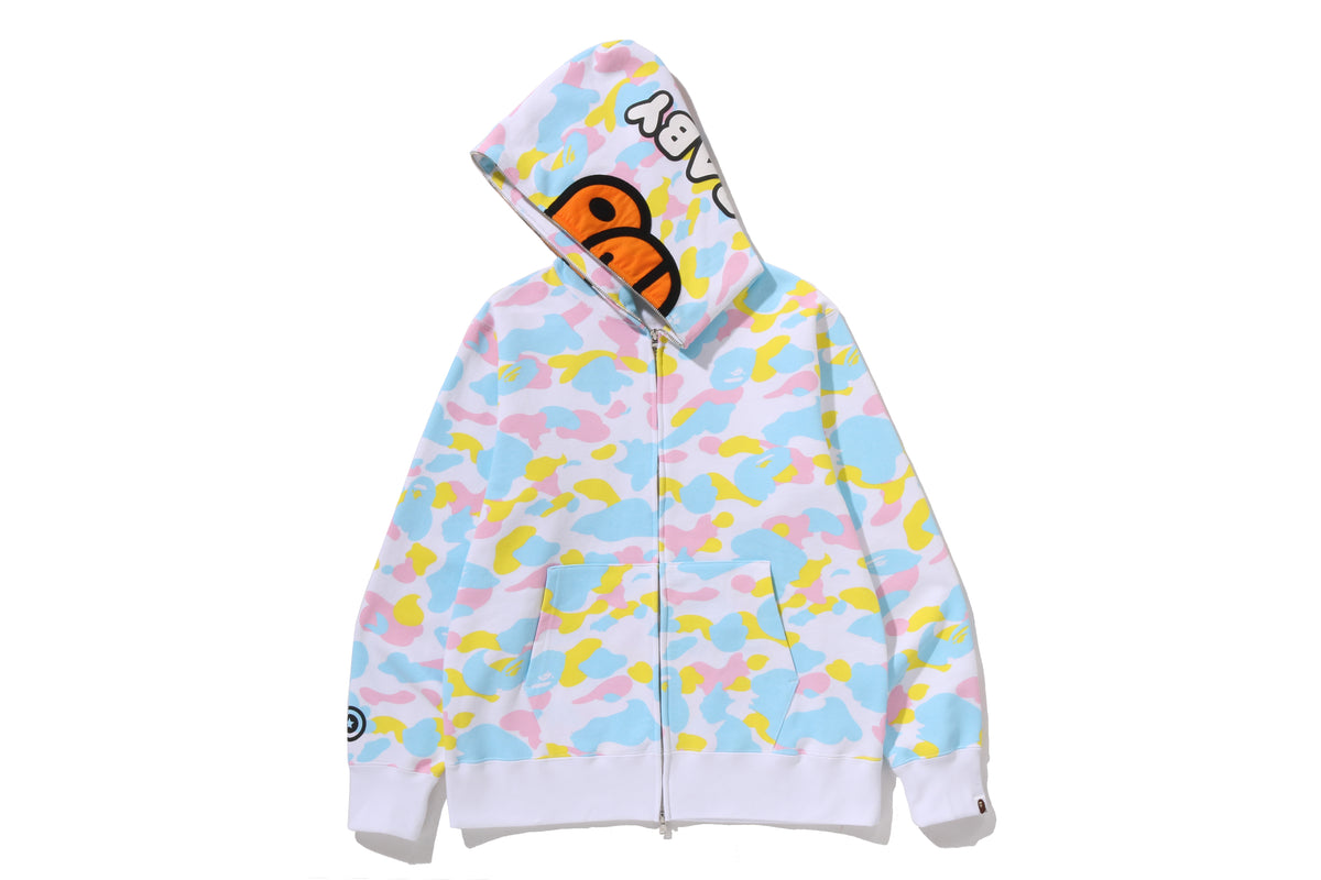 NEW MULTI CAMO BABY MILO REGULAR FIT FULL ZIP HOODIE