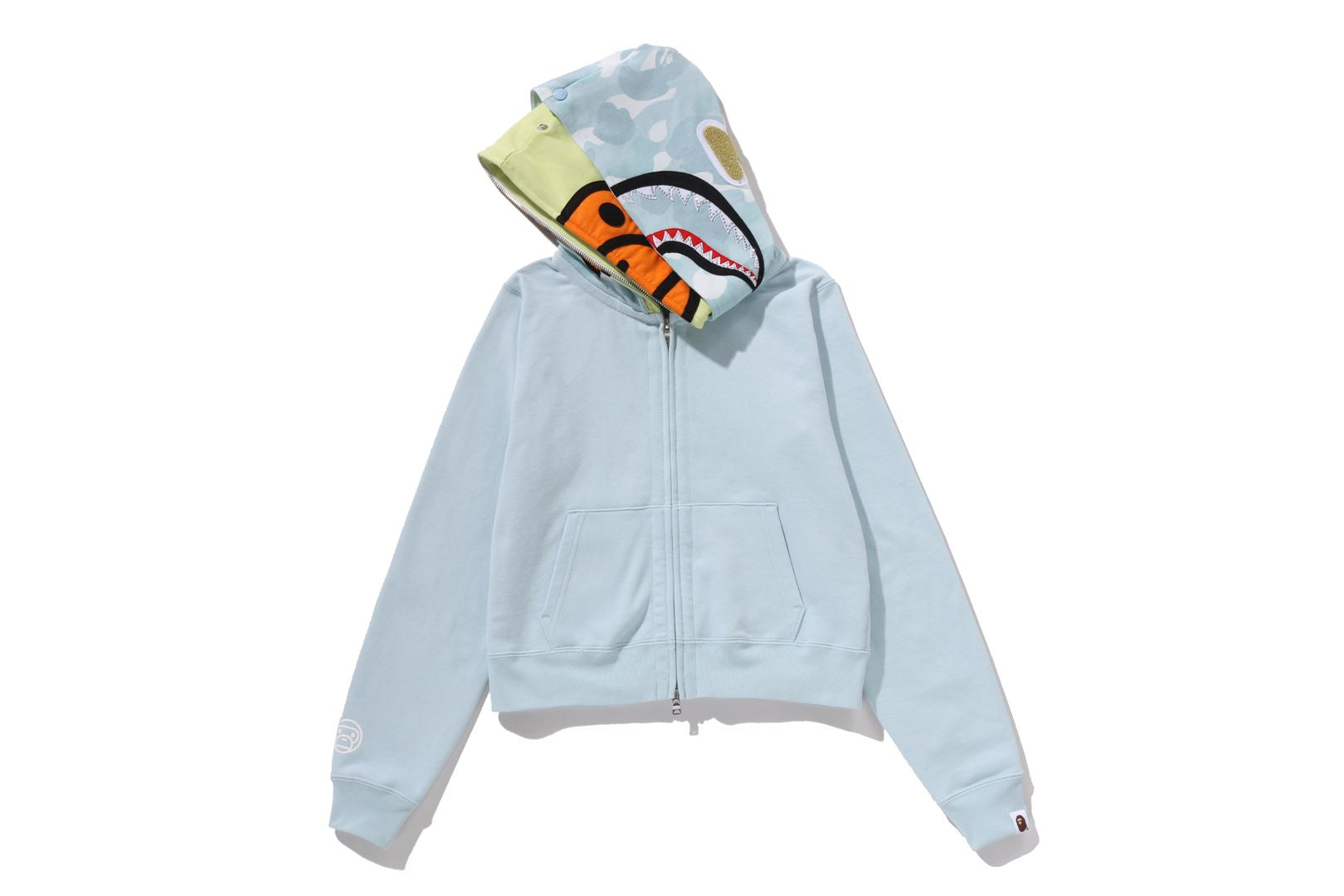 その他 SHARK HOODIE BABY MILO Baby Milo Alphabet Shark Zip Hoodie Jacket
