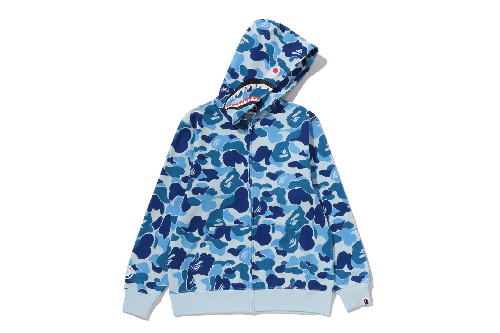 ABC CAMO MILO SHARK ZIP HOODIE JUNIOR – eu.bape.com