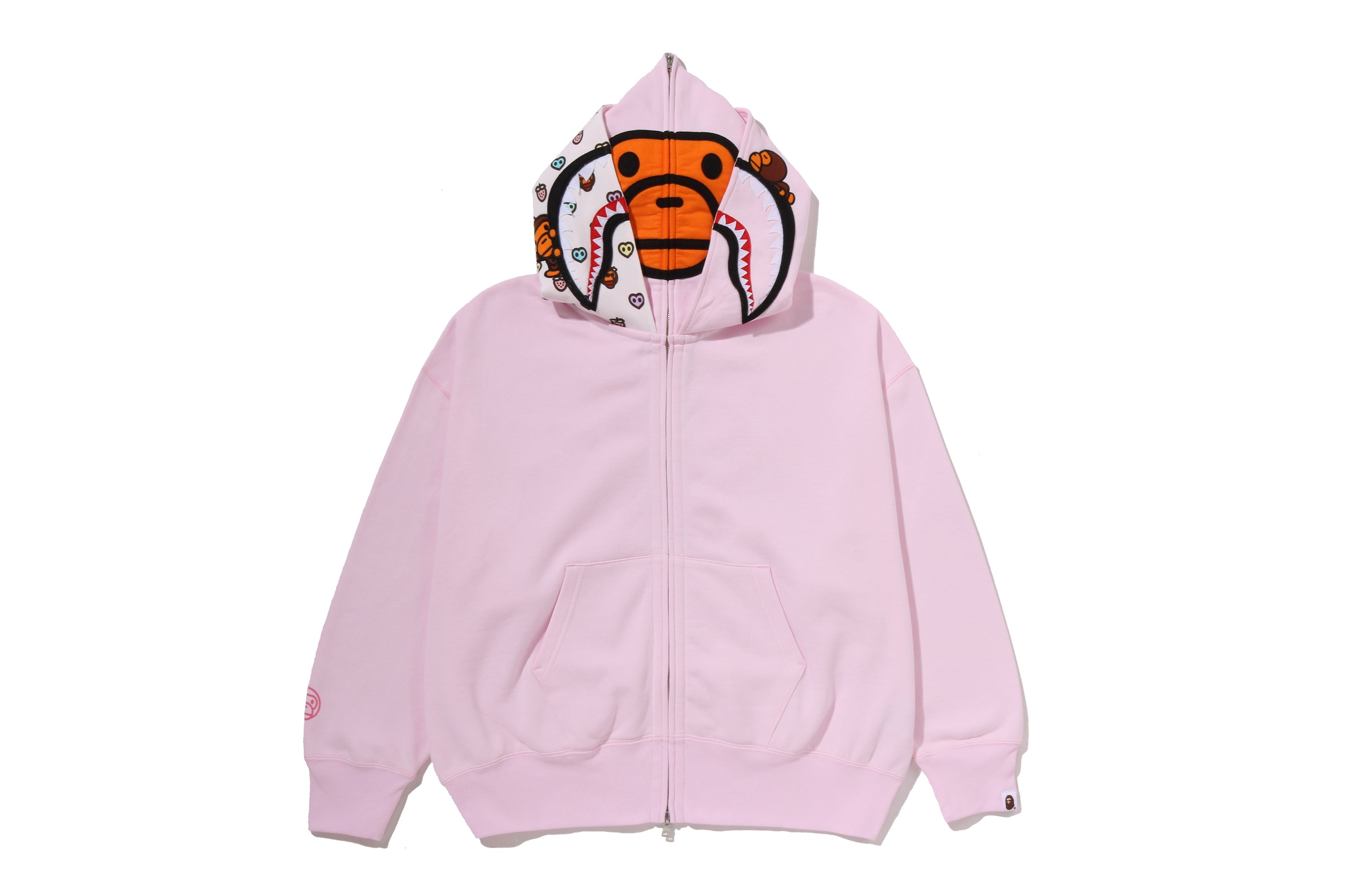 MILO SHARK OVERSIZED FULL ZIP DOUBLE HOODIE LADIES – eu.bape.com