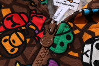 MILO MULTI DINOSAURS PATTERN ZIP HOODIE KIDS