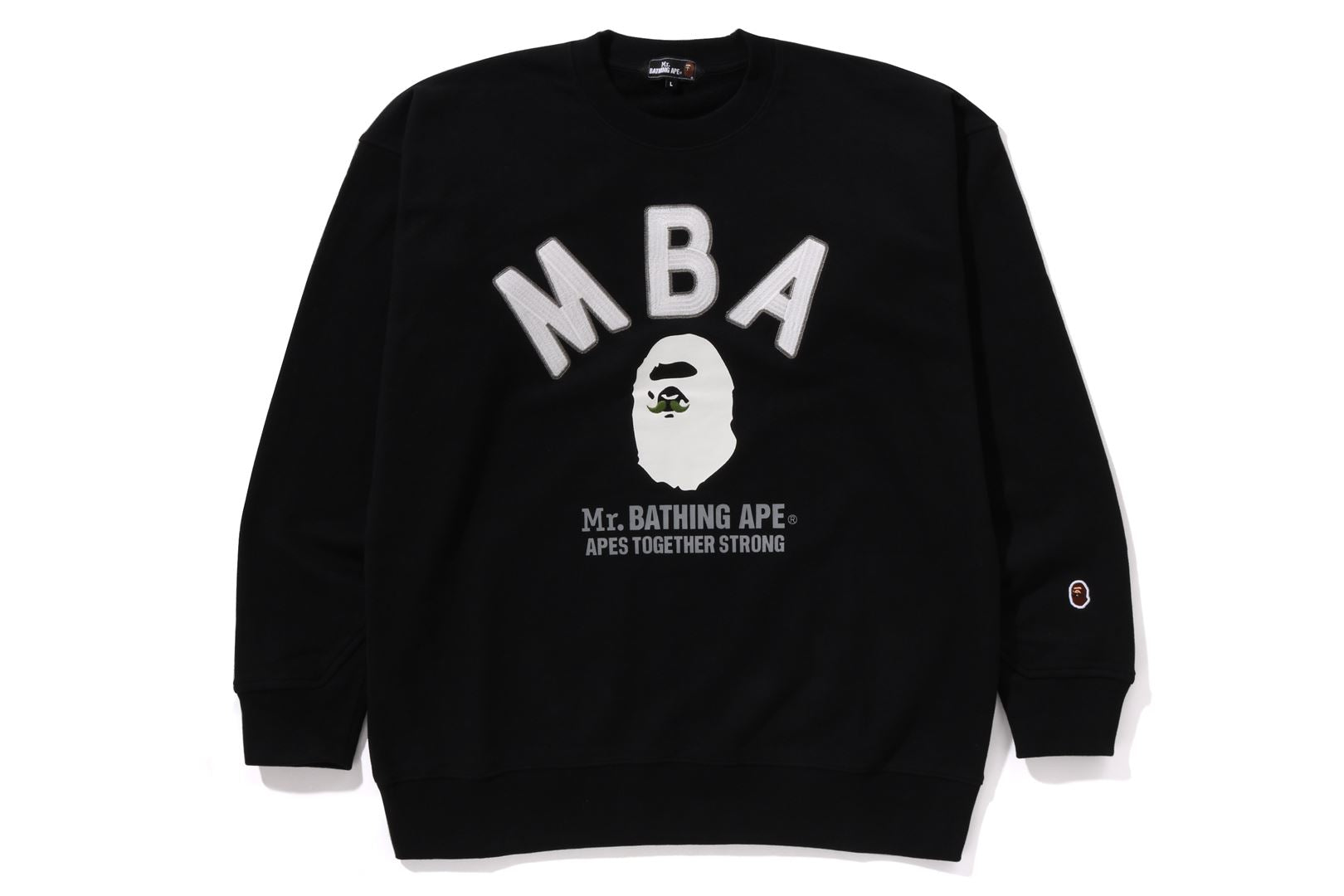 Bape crewneck black sale