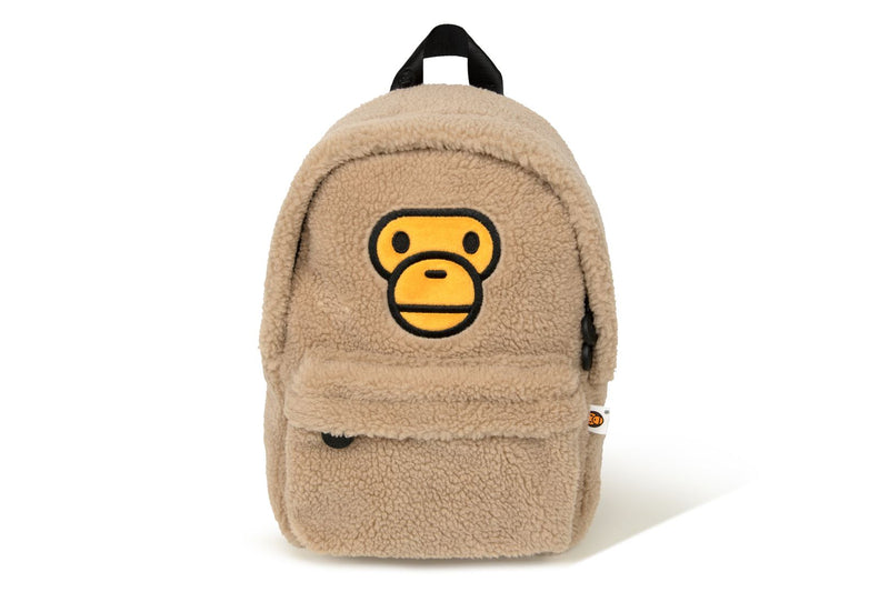 bape mini backpack ALL BABY MILO MINI FUR BACKPACK