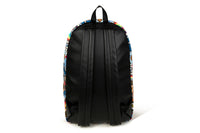 BADGE PATTERN LARGE BACKPACK